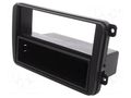 Radio frame; VW,Škoda; 2 ISO; black PER.PIC. RAM-40.295