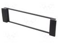 Radio frame; Audi,Seat; 1 DIN; black PER.PIC. RAM-40.294