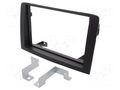 Radio frame; Fiat,Lancia; 2 DIN; grey PER.PIC. RAM-40.215.3