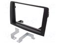Radio frame; Fiat,Lancia; 2 DIN; grey PER.PIC. RAM-40.215.3