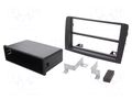Radio frame; Fiat,Lancia; 2 ISO; grey PER.PIC. RAM-40.215.1
