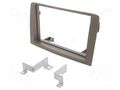 Radio frame; Fiat,Lancia; 2 DIN; golden PER.PIC. RAM-40.195.3