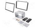Radio frame; Alfa Romeo; 2 DIN; black PER.PIC. RAM-40.185.8