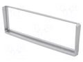 Radio frame; Alfa Romeo; 1 DIN; silver PER.PIC. RAM-40.132.1