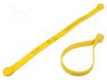 Cable tie; multi use,with magnetic closure; L: 330mm; W: 15mm HELLERMANNTYTON CKL330-TPE-YE
