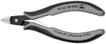 KNIPEX 79 52 125 ESD Precision Electronics Side Cutter ESD with multi-component handles burnished 125 mm 79 52 125 ESD 4003773065159