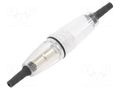 Fuse holder; 6.3x25mm; on cable; Imax: 10A; Urated: 50V; -20÷90°C BULGIN FX0285