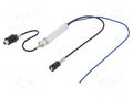 Cable; RAKU II male,RAKU II female; straight; 0.52m PER.PIC. A9547