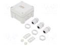 Enclosure: junction box; X: 95mm; Y: 95mm; Z: 60mm; polycarbonate OBO BETTERMANN OBO-2005030