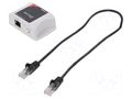 Industrial module: LAN relay; -10÷55°C; IP30; 12÷24VDC; OUT: 1 INVEO NANO-RELAY-OUT-P