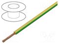 Wire; EcoGen®,EcoWire Plus,HookUp Wire; stranded; Cu; 22AWG; MPPE ALPHA WIRE 6823-GY001