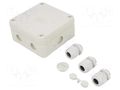 Enclosure: junction box; X: 110mm; Y: 110mm; Z: 51mm; IP67; B 9/T OBO BETTERMANN OBO-2001861