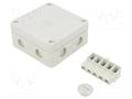 Enclosure: junction box; X: 110mm; Y: 110mm; Z: 51mm; IP67; B 9/T OBO BETTERMANN OBO-2001845