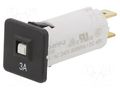 Circuit breaker; 240VAC; 48VDC; 3A; SPST; Poles: 1; T9-311-611; MCB SCHURTER T9-611P-3A