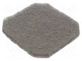 Filter; 92x92mm; chrom-nickel steel,chemical fiber; 5pcs. RITTAL RITTAL-3237066