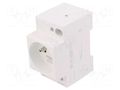 E-type socket; 250VAC; 16A; for DIN rail mounting; ACTI9 SCHNEIDER ELECTRIC A9A15306