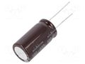 Capacitor: electrolytic; THT; 100uF; 400VDC; Ø16x31.5mm; ±20%; UPZ NICHICON UPZ2G101MHD