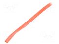Insulating tube; silicone; red; Øint: 3mm; Wall thick: 0.4mm SYNFLEX SIL-3X0.4-RD-100