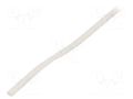 Insulating tube; silicone; white; Øint: 2mm; Wall thick: 0.4mm SYNFLEX SIL-2X0.4-WH-200
