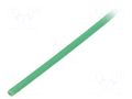 Insulating tube; silicone; green; Øint: 1mm; Wall thick: 0.4mm SYNFLEX SIL-1X0.4-GR-200