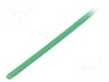 Insulating tube; silicone; green; Øint: 0.8mm; Wall thick: 0.4mm SYNFLEX SIL-0.8X0.4-GR-200