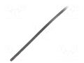 Insulating tube; silicone; black; Øint: 0.5mm; Wall thick: 0.2mm SYNFLEX SIL-0.5X0.2-BK-200