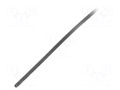 Insulating tube; silicone; black; Øint: 0.5mm; Wall thick: 0.2mm SYNFLEX SIL-0.5X0.2-BK-200