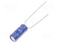 Capacitor: electrolytic; THT; 22uF; 63VDC; Ø5x11mm; ±20%; 2000h SAMWHA SD1J226M05011PA