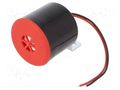 Sound transducer: piezo signaller; with built-in generator; 1mA MPM SPD-2A