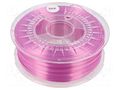 Filament: SILK; Ø: 1.75mm; bright pink; 225÷245°C; 1kg DEVIL DESIGN DEV-SILK-1.75-PI