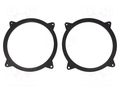 Spacer ring; MDF; 165mm; Mercedes; impregnated; 2pcs. BASSER D.MDF.MERCEDES09