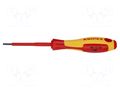 Screwdriver; insulated; hex key; HEX 2.5mm; Blade length: 75mm KNIPEX KNP.981325