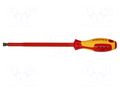 Screwdriver; insulated; slot; 10x1.6mm; Blade length: 200mm; 1kVAC KNIPEX KNP.982010