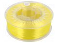 Filament: SILK; Ø: 1.75mm; yellow (bright); 225÷245°C; 1kg DEVIL DESIGN DEV-SILK-1.75-BYE