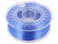 Filament: SILK; Ø: 1.75mm; blue; 225÷245°C; 1kg; Table temp: 50÷60°C DEVIL DESIGN DEV-SILK-1.75-BL