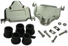 D SUB COVER, SIZE DB, ZINC ALLOY SPC15455