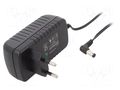 Power supply: switching; mains,plug-in; 12VDC; 2A; 24W; 81.94% POS POSB12200A-25L
