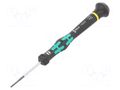 Screwdriver; precision; slot; 1.5x0.23mm; Blade length: 40mm WERA WERA.05118002001