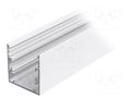Profiles for LED modules; white; L: 1m; PHIL53; aluminium; surface TOPMET TOP-PHIL53/WH-1M
