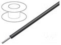 Wire; ThermoThin; 32AWG; wire; Cu; PFA; black; 600V; 305m; 1000ft ALPHA WIRE 2632-BK001