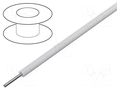 Wire; ThermoThin; 34AWG; wire; Cu; PFA; white; 600V; 305m; 1000ft ALPHA WIRE 2634-WH001