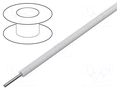 Wire; ThermoThin; 32AWG; wire; Cu; PFA; white; 600V; 30.5m; 100ft ALPHA WIRE 2632-WH005