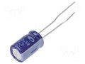 Capacitor: electrolytic; THT; 47uF; 100VDC; Ø8x11.5mm; ±20%; 2000h SAMWHA SD2A476M0811MPF
