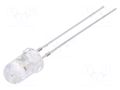 LED; UV; 30°; 20mA; 400÷410nm; 3÷5VDC; THT; blinking; 1.8Hz OPTOSUPPLY OSV5DS5A31A
