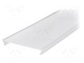 Cover for LED profiles; white; 1m; Kind of shutter: C10; push-in TOPMET TOP-63680038