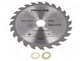 Circular saw; Ø: 200mm; Øhole: 30mm; Teeth: 24; cemented carbide PROLINE PRE-84202