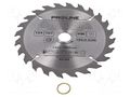 Circular saw; Ø: 160mm; Øhole: 20mm; Teeth: 24; cemented carbide PROLINE PRE-84162