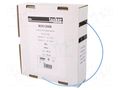 Heat shrink sleeve; glueless; 2: 1; 1.2mm; L: 10m; blue; polyolefine TASKER BOX1206B