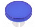 Actuator lens; 22mm; 61; blue,transparent; plastic EAO 61-9642.6