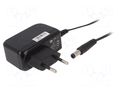 Power supply: switching; mains,plug-in; 12VDC; 1A; 12W; 84.28% POS POS12100A